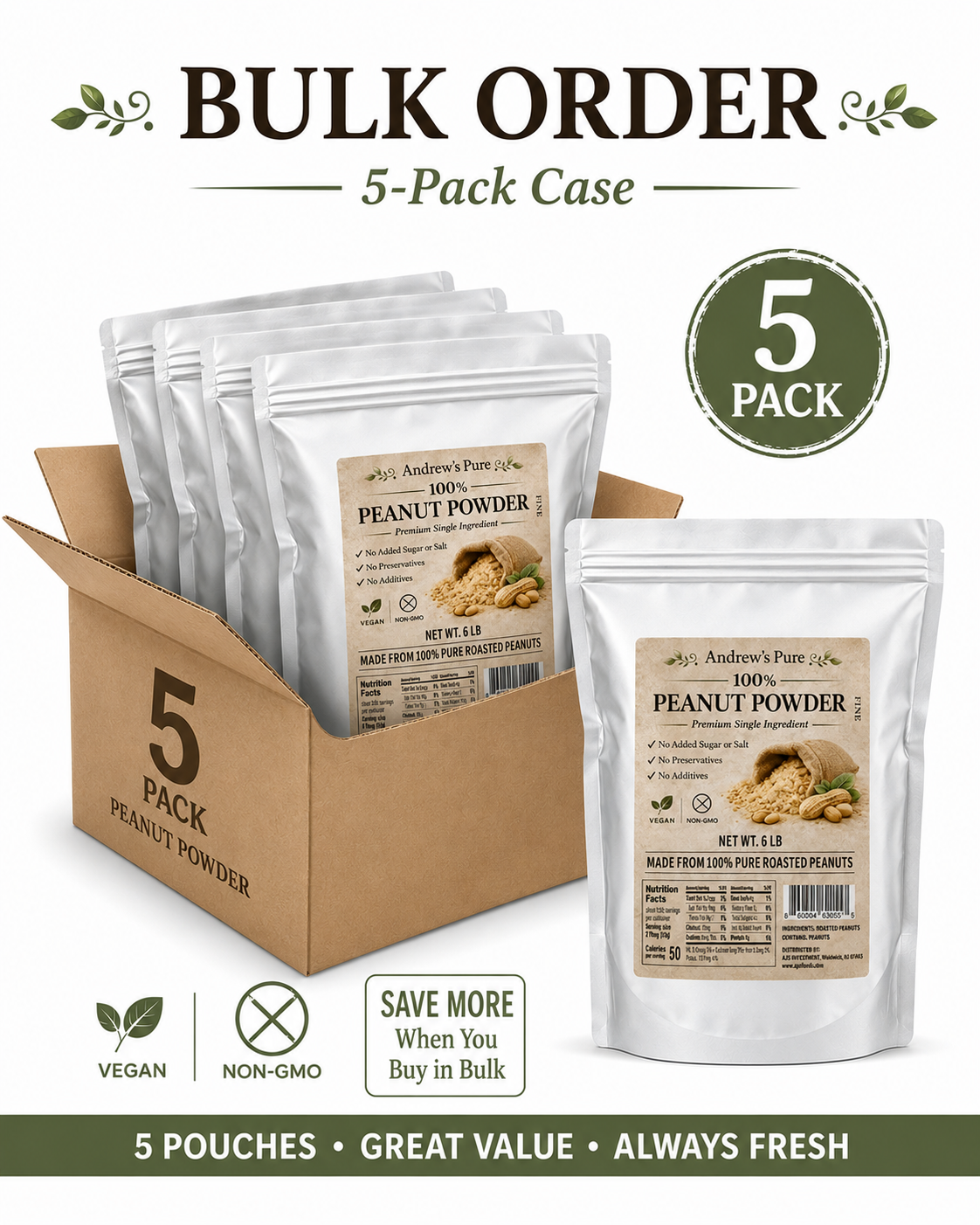 Fine 5 Pack Bulk Order