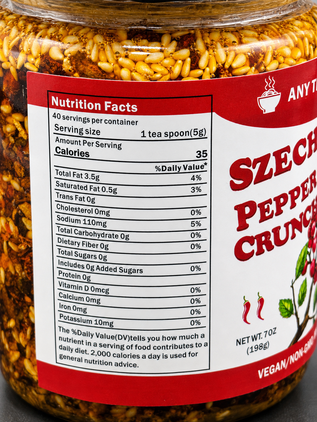 Szechuan Nutrition Facts