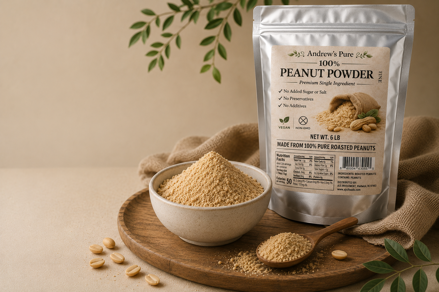 Andrew's Pure Peanut Powder